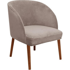 ‎Elysysrl Ēdamistabas krēsli Shell krēslu pārvalki komplekts 2/4/6 Stretch krēslu pārvalks Mazgājams noņemams Elegants elegants Shell krēslu pārvalks Moderns samta krēslu pārvalks birojam Dzīvojamā istaba Ēdamistaba (krāsa : #20, izmērs