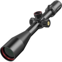 WestHunter Optics HD 6-24x50 SFP tālskati, 30 mm caurule, otrā attēla plakne, taktiskais precizitātes 1/10 MIL tālskatis šaušanai ar šauteni