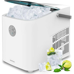 Cecotec ledus kubiņu aparāts 12 kg ar logu Chillin' Ice 1200 Go, 120 W, ledus aparāts, jauda 12 kg dienā, ledus gatavs 6-8 minūtēs, 2 kubiņu izmēri, vienkārša vadība