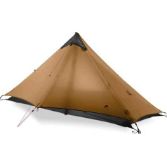 RXFSP 3F UL Gear Lanshan Ultralight telts 3/4 sezonas kempinga telts, ideāli piemērota kempingam dārzā, āra viegla kempinga nojume un pārgājienu telts