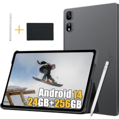 Blackview TAB 16 PRO Android 14 planšetdators 11 collu, 24GB + 256GB + 2TB paplašināšana, Octa-Core Gaming Tablet 2K FHD+, 4G LTE 5G WiFi planšetdators, 13MP/5MP, 7700mAh akumulators, PC režīms, futrālis + Intelligent Pen