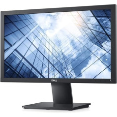 Dell E2020H 19,5 collu HD+ (1600 x 900) monitors, 60 Hz, TN, 5 ms, DisplayPort, VGA, melns