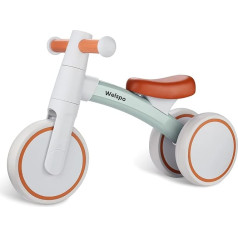 welspo Bērnu līdzsvara velosipēds no 1 gada, līdzsvara velosipēds 12-24 mēnešiem, rotaļlieta, pirmais braucamais velosipēds zēniem meitenēm kā dāvana (zaļš)
