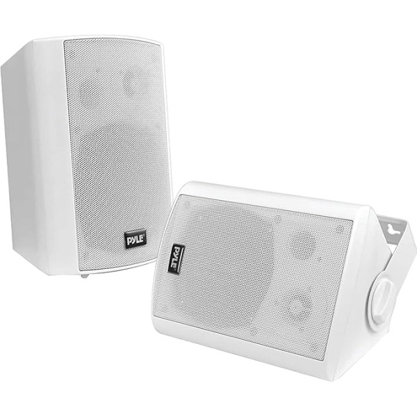 Pyle ūdensnecaurlaidīgs skaļrunis āra un iekštelpu skaļrunis - āra Bluetooth skaļrunis dārza mūzikas kastēm, ūdensnecaurlaidīgi baseina ārējie skaļruņi, teātra, sienas un terases skaļrunis 300 Watt