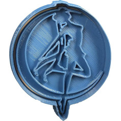 Cuticuter Sailor Moon Silueta 2 cepumu griezējs, PLA, zils