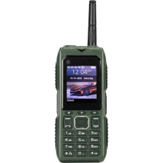 Jectse S555 atbloķēts mobilais tālrunis vecākiem cilvēkiem, viena poga zvanīšanai, SOS poga, vienkāršs mobilais tālrunis, 4800MAH, īpaši ilgs gaidīšanas režīms, mobilais tālrunis ar lielām pogām un skaļu skaļumu, (zaļš)