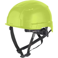 Milwaukee Bolt 200 Hi-Vis Industrial kāpšanas ķivere brīdinājuma dzeltena ar ventilāciju