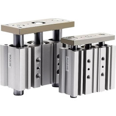 MGPL SMC tipa pneimatiskais cilindrs MGPL32-100 Rumba 50/75/100/125/150/200 mm (Rumba 100 mm, cilindra diametrs 63 mm)