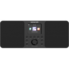 Interneta radio jauda 2x10w, wifi, fm, dab+, usb, lcd augstums