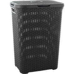 Natural Style veļas grozs 40L tumšsSz