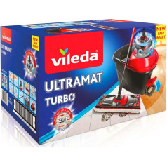 Ultramat Turbo kastes plakano mopu komplekts