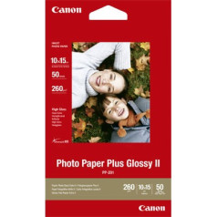 Papīrs pp-201 spīdīgs ii fotopapīrs plus 10x15 50 lapas 2311b003