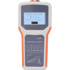 Saules paneļu testeris, EL400B MPPT fotoelementu paneļu multimetrs ar apgaismotu LCD displeju, portatīvie inteliģentie MPPT instrumenti saules fotoelementu moduļu datu pārbaudei