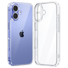 Klasisks caurspīdīgs aizsargvāciņš iPhone 16 - caurspīdīgs