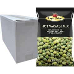 Royal Orient - Scharfer Wasabi uzkodu maisījums - daudzpaku iepakojums (12 X 300 GR)