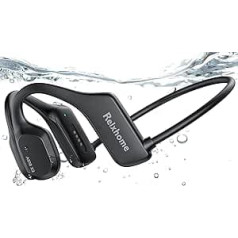 Relxhome Bone Sound austiņas peldēšanai paredzētas MP3 austiņas, IP68 ūdensnecaurlaidīgas, 16 GB atmiņa, bezvadu Bluetooth 5.2, Open-Ear Bone Conduction austiņas, MP3 atskaņotājs peldēšanai un sērfošanai