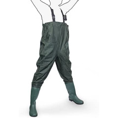 MS-Point Waders Fishing Trousers Wading Boots Rubber PVC Nylon Size 39