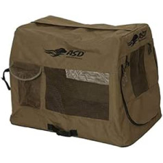 Avery Sporting Dog Travel Kennel, Transporta kaste, 100% poliesters, salokāms, Suņu aksesuāri, M, Moor Brown