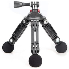 iSHOXS StreetPod Basic Modular Mini Tripod - Tripod for Sports and Action Cameras Suitable for GoPro, Rollei, Action Camera Tripod Mount