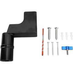 Wellenhalterung aus Aluminiumlegierung für Starlink Heavy Duty Pivot Mount Kit mit Wetterbeständigkeit für optimalen Wellenempfang in verschiedenen Installationsszenarien (Short Type)