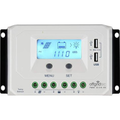 Offgridtec® PWM Pro lādēšanas kontrolieru sērija 12V / 24V, 10A - 45A ar izvēles temperatūras sensoru