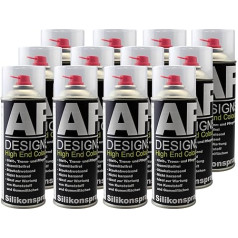 Alex Flittner Designs Silicone Spray Lubricant 12 x 400 ml Plastmasas gumijas kopšanas līdzekļi