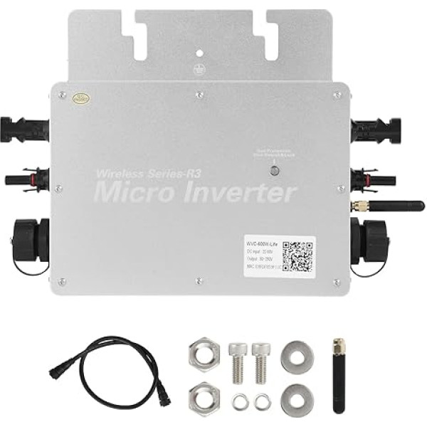 Ailao invertors 600 W, MPPT mikro saules invertors, 600 W invertors ar WiFi mobilā tālruņa uzraudzības sistēmu, WVC-600W