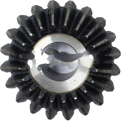 PIGENE Zahnrad-Spiral-Kegelrad, 2 Stück, 1:1, Kegelrad, 1,5 Modulus, Zahnräder 16/20 Zähne, ID = 8 mm/10 mm/12 mm, 90-Grad-Stahlgetriebe mit Schrauben (Größe: 12 mm, Farbe: 20 Zähne)