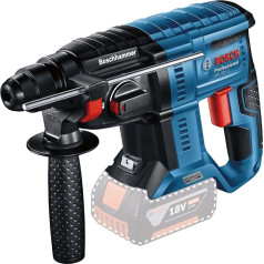 Bosch Professional 18 V sistēmas akumulatora urbis ar āmuru GBH 18V-21 (maksimālā trieciena enerģija 2 J, bez akumulatora un lādētāja, iepakojumā)