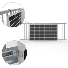 1 x Stingro kronšteinu komplekts saules panelim (Balkona elektrostacija - A versija)