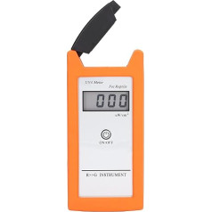 UVA-Messgerät Tragbares Gelmaterial 0-1999 μW/cm² 3,5-Bit-LCD-UVA-Solarlampentester für Reptilienschlangen