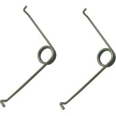 ORLOVA vērpes atsperes V atspere 20gab 2 spoles stieples diametrs 1,5 mm mangāna tērauda dubultā vērpes atsperes ārējais diametrs 12 mm vērpes atspere 1.5x12x43mm