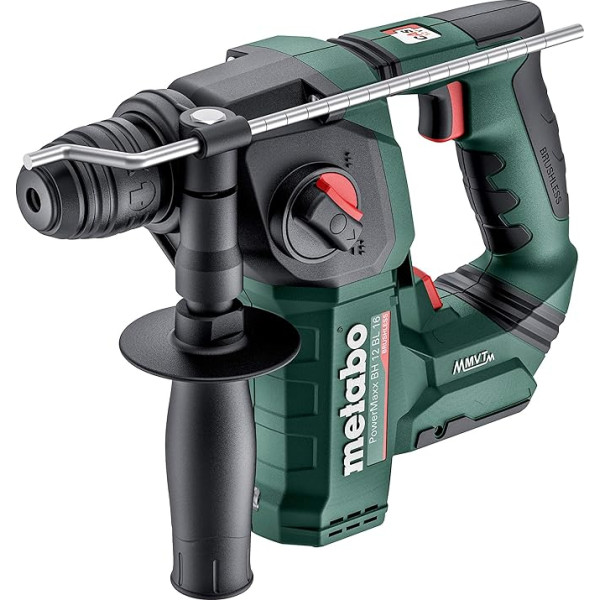 Metabo 600207850 Akumulatora āmurs (bez akumulatora, ar LED apgaismojumu, 12 V, urbšana ar āmuru un urbšana, ar drošības izslēgšanas funkciju)