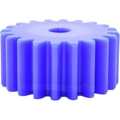 Spur Gear Motor Gear Aluminium Alloy 1 Piece 12T-27T 1.5M Blue Nylon Spur Gear 12 13 14 15 16 17 18 19 20 21 22 23 24 25 26 27 Teeth Flat Plastic Cylindrical Drive Wheels