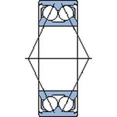 SKF 3311 ATN9/C3 Kvadrātveida kontakta lodīšu gultnis ar dubulto rindu