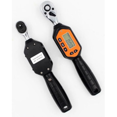 Digitaler Drehmomentadapter Einstellbare voreingestellte MINI Digital Drehmomentschlüssel Fahrrad Auto Reparatur Werkzeug Silikon RubberSpanner10N.M ~ 100N.M1/4