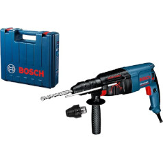 Bosch Professional Bohrhammer GBH 2-26 DFR (inkl. Tiefenanschlag 210 mm, SDS plus Schnellwechselbohrfutter, Zusatzhandgriff, Schnellwechselbohrfutter 13 mm, im Koffer)