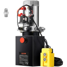 ‎Vevor VEVOR Hydraulic Pump Hydraulic Power Pack 12 V 4 L Hydraulic Unit 1600 W Single Acting Hydraulic Pump Hydraulic Power Pack 1 Gal Tank Hand Pump Hydraulic Power Pack for Lifts Forklift etc.