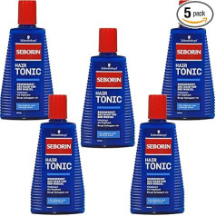 ‎Seborin Schwarzkopf Seborin matu toniks (5 x 300 ml), matu toniks plāniem matiem, novērš blaugznas, matu kopšanas līdzekļi, saglabā matus svaigus un veselīgus