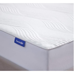 Sweetnight Mattress Protector Mattress Topper Mattress Protector Waterproof Breathable Washable 180 x 200 cm