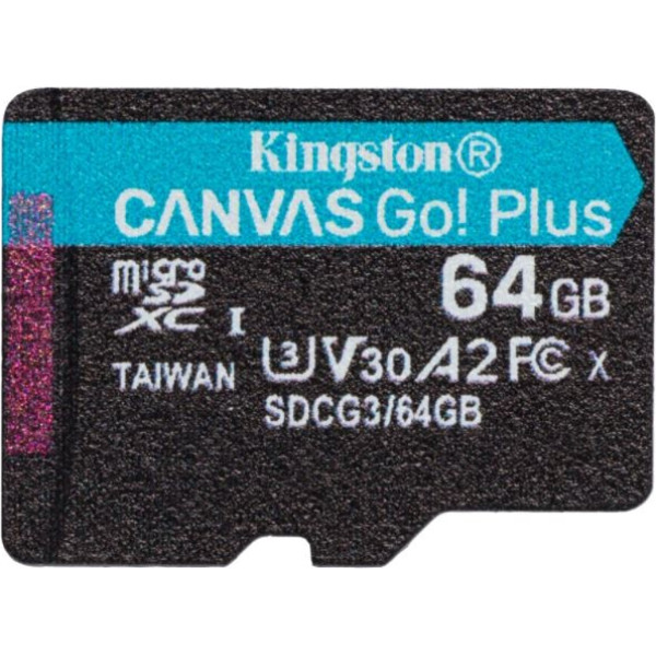 Microsd 64gb canvas go plus 170/70mb/s atmiņas karte