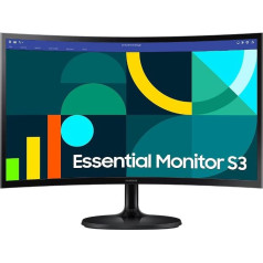 Monitorius 27 colių s36gd va 1920x1080 fhd 16:9 1xd-sub 1xhdmi 4 ms 100hz išlenktas 1800r 2yd2d (ls27d360gauxen)