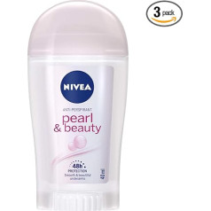 Nivea Pearl & Beauty Stick dezodorants 40 ml 3 x 40 ml iepakojums