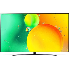 LG 75NANO769QA televizors 189 cm (75 collu) 4K NanoCell televizors (Active HDR, 60 Hz, Smart TV) (2022. gada modelis)