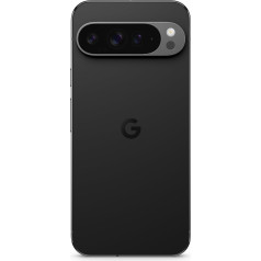 Google Pixel 9 Pro XL - Android viedtālrunis ar Gemini bez SIM kartes bloķēšanas, trīskāršu aizmugurējās kameras sistēmu, 24 stundu akumulatora darbības laiku un 6,8 collu Super Actua displeju - Obsidian, 1TB