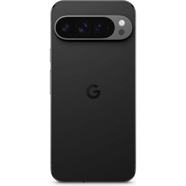 Google Pixel 9 Pro XL - Android viedtālrunis ar Gemini bez SIM kartes bloķēšanas, trīskāršu aizmugurējās kameras sistēmu, 24 stundu akumulatora darbības laiku un 6,8 collu Super Actua displeju - Obsidian, 1TB