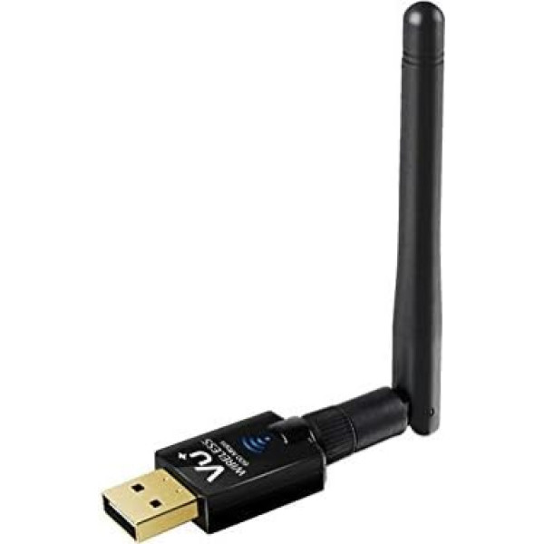 VU+® divjoslu bezvadu USB 2.0 adapteris 600 Mbps ar antenu