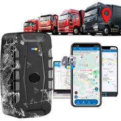 4G LTE GPS lokators automašīnai bez abonementa 20000 mAh 150 dienu gaidīšanas režīmā GPS lokators automašīnai, kravas automašīnai IP67 ūdensizturīgs, reāllaika lokators ar magnētu uzstādīšanu Bezmaksas lietotne TK918