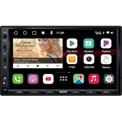 ATOTO S8 Ultra 7 collu iebūvēta 7 collu instrumentu paneļa videoierīces un navigācija, bezvadu CarPlay un Android Car, 2 Bluetooth ar aptX HD, vadība ar žestiem, VSV un LRV, iebūvēts 4G mobilais modems, S8G2A78UL-A