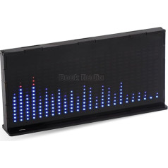 Nobsound 1424 Mūzikas spektrs Audio spektrs Skaņas līmeņa LED līmeņa mērītāja displeja analizators HiFi (melns)